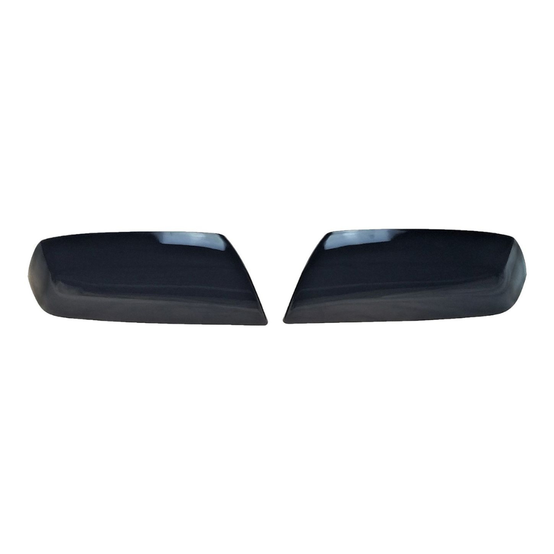 2014-2018 Chevrolet Silverado 1500, 14-18 GMC Sierra 1500 2 PCS Top Gloss Black Replacement Mirror Cover