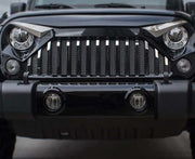 2007-2018 Jeep Wrangler JK w/Gladiator Grille - Front Lower Grille Bars | Polished Stainless Steel-ACC-142037-corvette-store-online