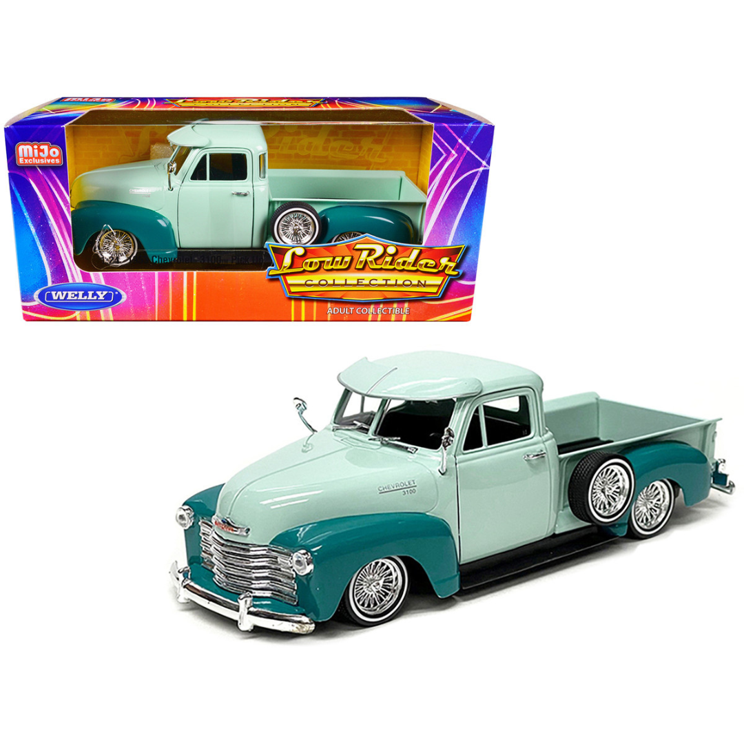 1953-chevrolet-3100-pickup-truck-lowrider-1-24-diecast