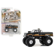 1985 GMC K3500 Sierra Classic Monster Truck Black "Overtime" "Kings of Crunch" Series 14 1/64 Diecast Model Car