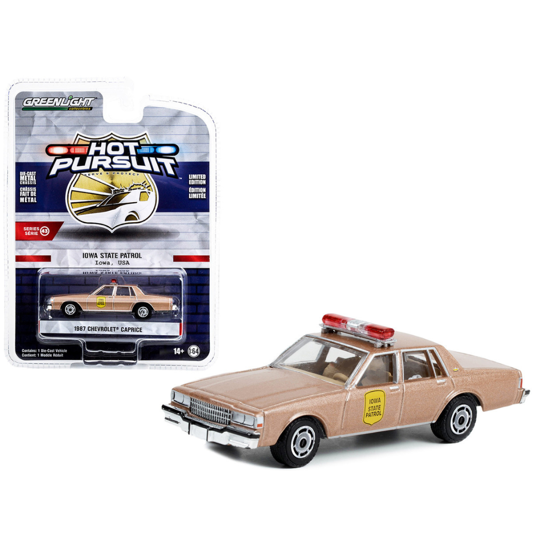 1987 Chevrolet Caprice "Iowa State Patrol" 1/64 Diecast Model Car