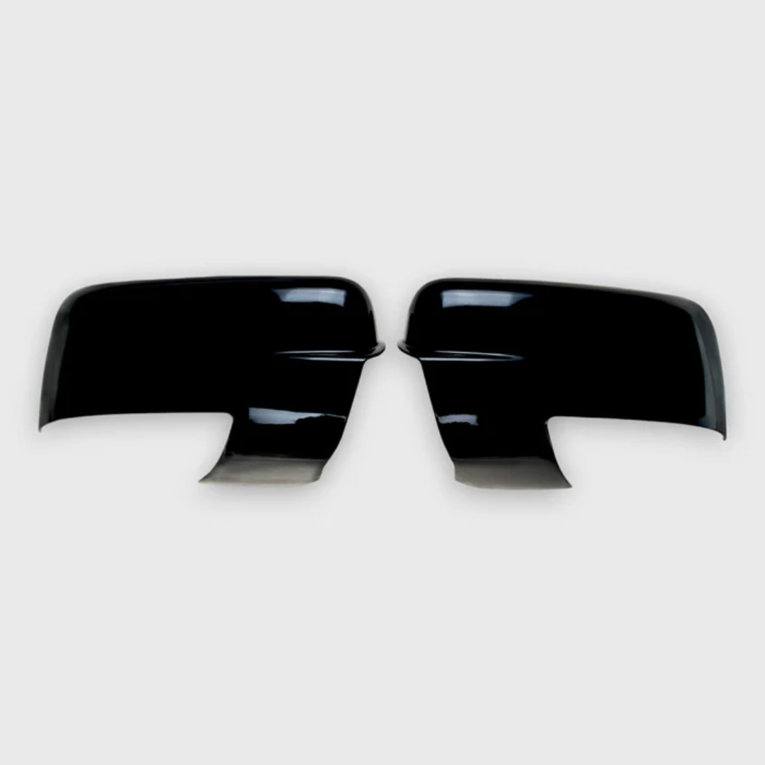 2013-2018 Ram 1500, 19-23 Ram 1500 Classic 2 PCS With Turn Signal Full Gloss Black Tape-on Mirror Cover