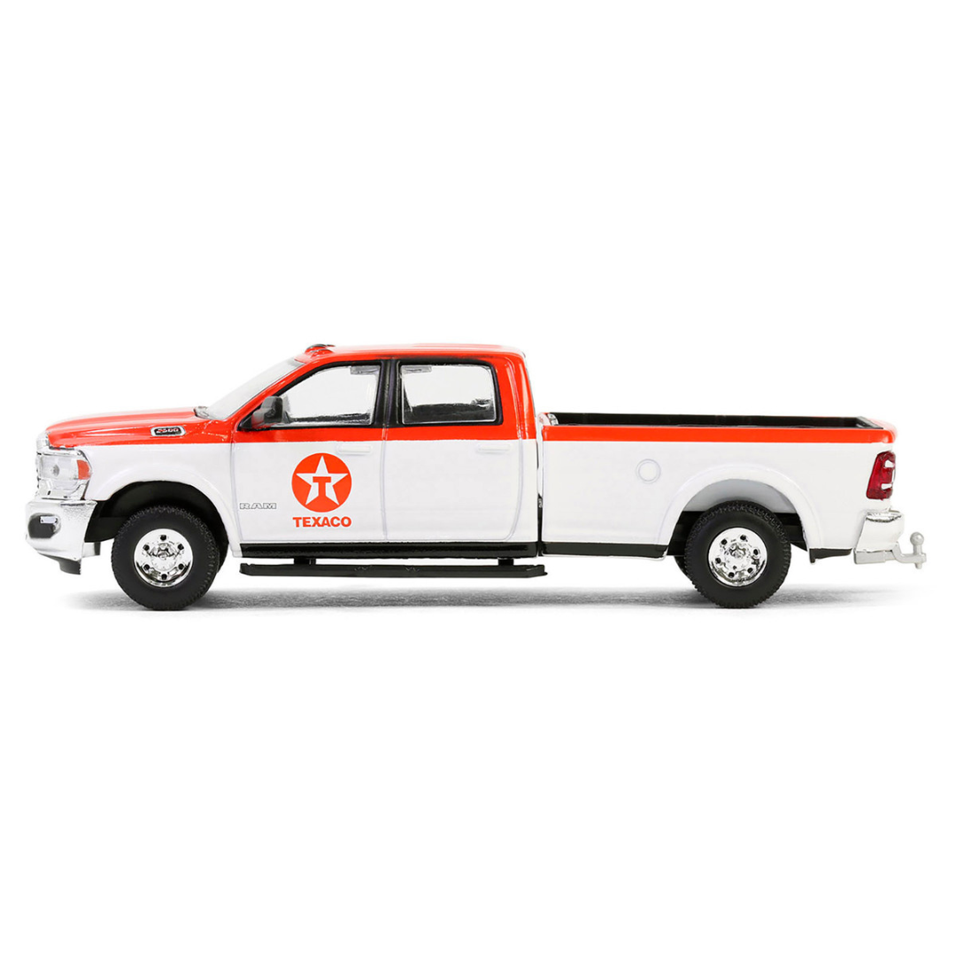 2023 Ram 2500 Pickup Truck "Texaco" Orange and White "Texaco Special Edition" Series 1 1/64 Diecast Model Car