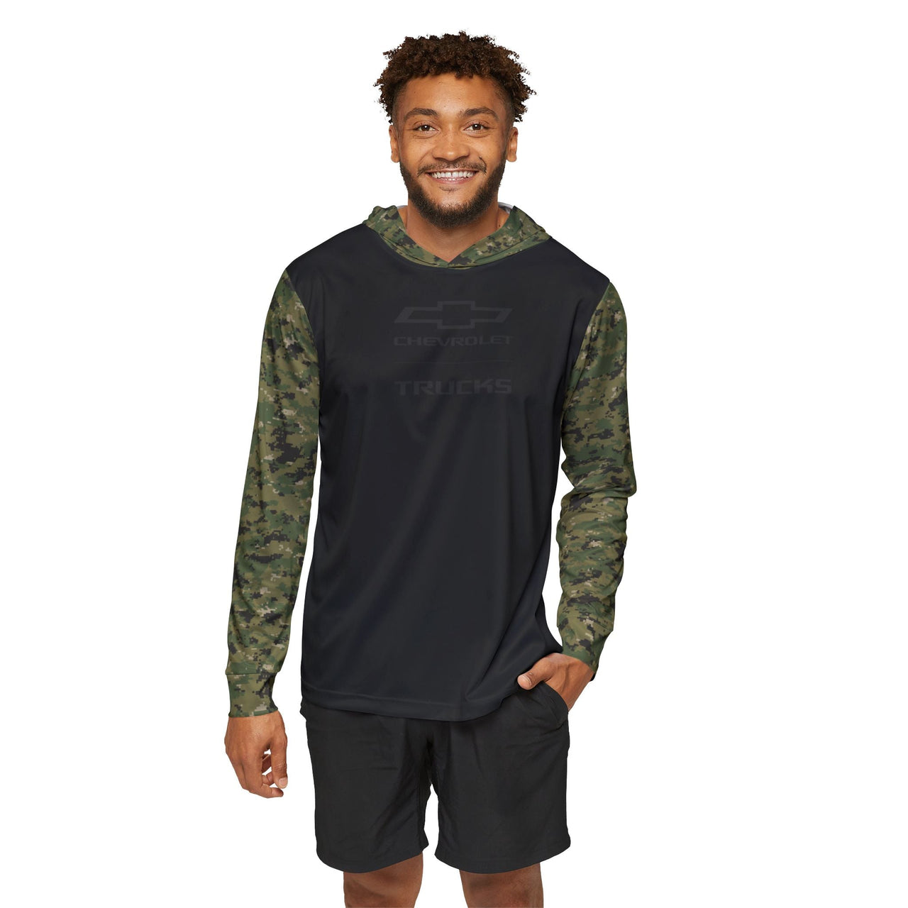 Chevy Trucks Men's Camo Sports Warmup Hoodie