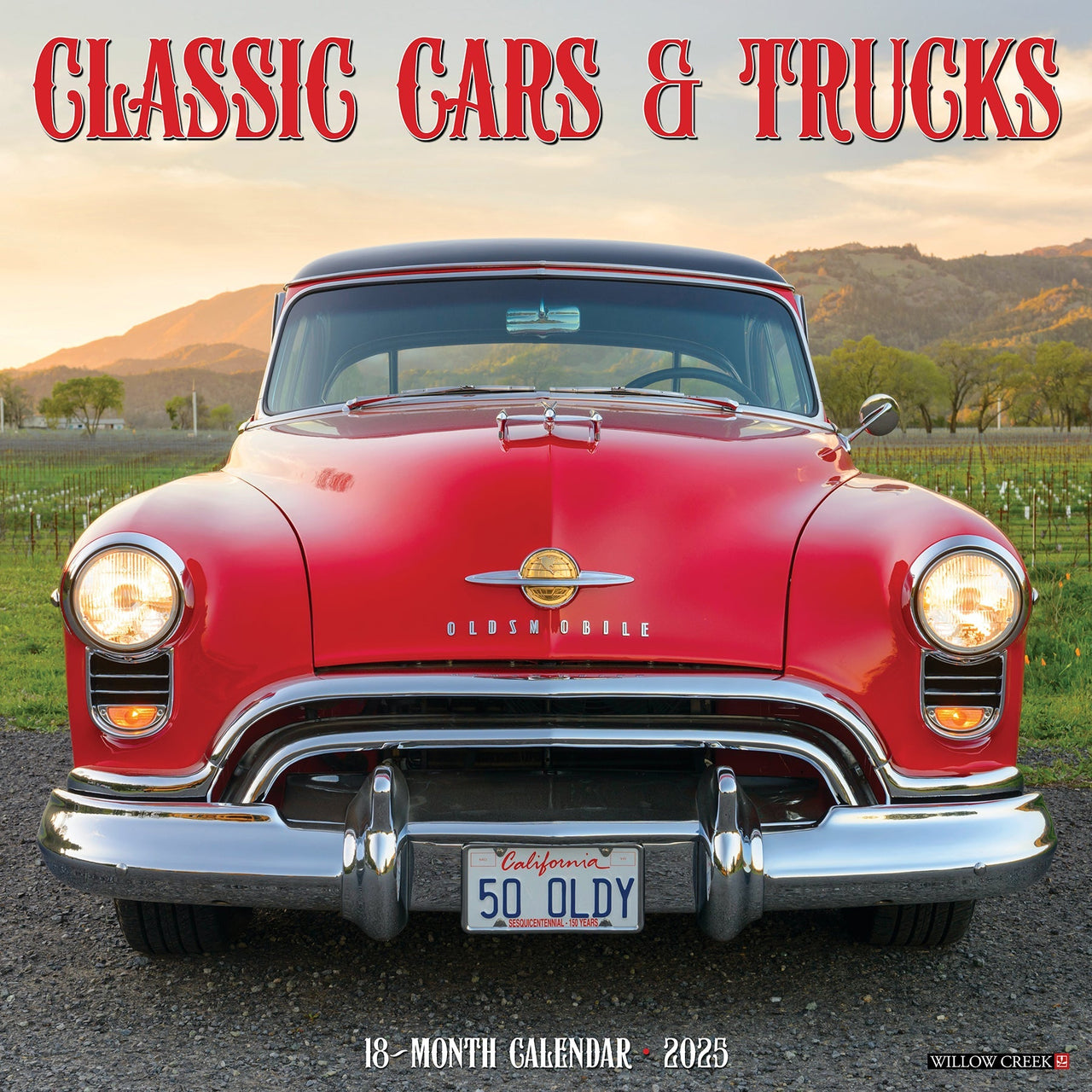 Classic Cars & Trucks 2025 Wall Calendar