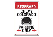 chevy-colorado-parking-aluminum-sign