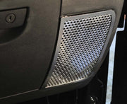 2007-2018 Jeep Wrangler JK/JKU - Perforated Speaker Grilles 2Pc | Stainless Steel-ACC-141022-corvette-store-online