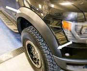 2010-2014 Ford Raptor - Carbon Fiber Vinyl Fender Flare Wrap Kit 4Pc | Carbon Fiber Vinyl-ACC-772024-corvette-store-online