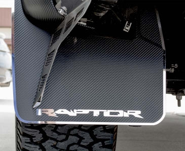 2010-2014 Ford Raptor - RAPTOR Style Carbon Fiber Mud Guards | 3 Layer Construction, Choose Kit-ACC-772031-corvette-store-online