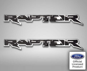 2010-2014 Ford Raptor - RAPTOR Emblem(s) Etched Style 12"/15", 1Pc/2Pc | Stainless Steel, Choose Options-ACC-771049-corvette-store-online