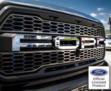 2017-2018 Ford Raptor - 'FORD' Front Grille Letters | Premium Stainless Steel, Choose Finish-ACC-772057-corvette-store-online