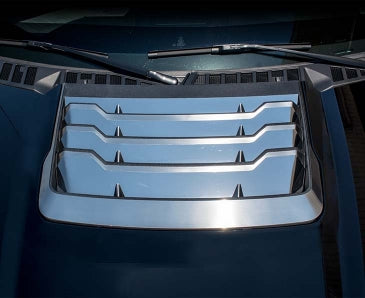 2017-2018 Ford Raptor - Hood Vent Grille Trim | Stainless Steel, Choose Finish-ACC-772072-corvette-store-online