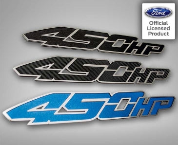 2017-2018 Ford Raptor - 450 Horsepower Custom Emblems 2Pc | 3 Style Options-ACC-772087-corvette-store-online