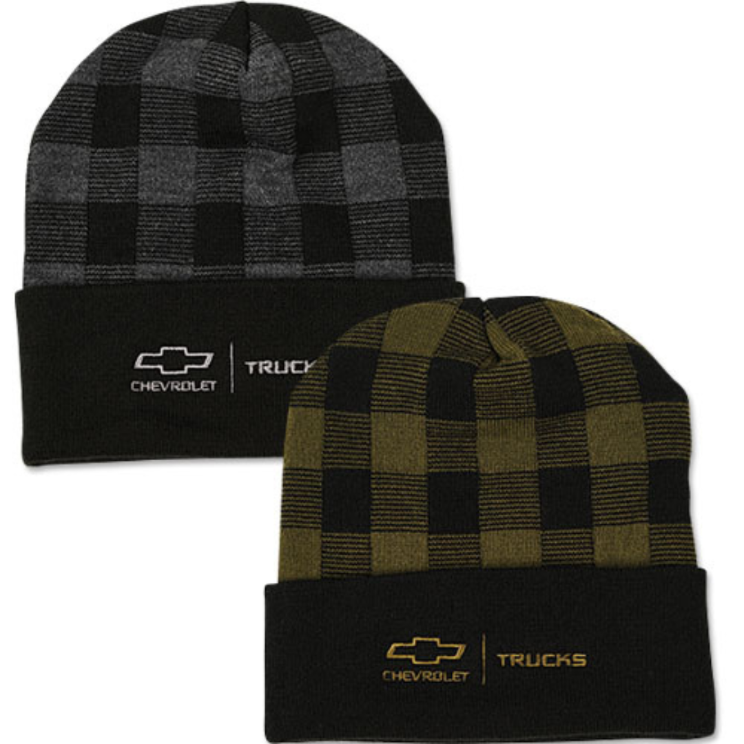 chevrolet-trucks-plaid-beanie