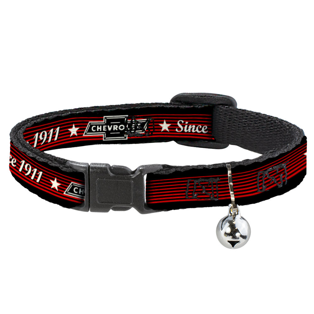 breakaway-cat-collar-with-bell-vintage-chevrolet-bowtie-since-1911-stars-stripe-black-red-ivory