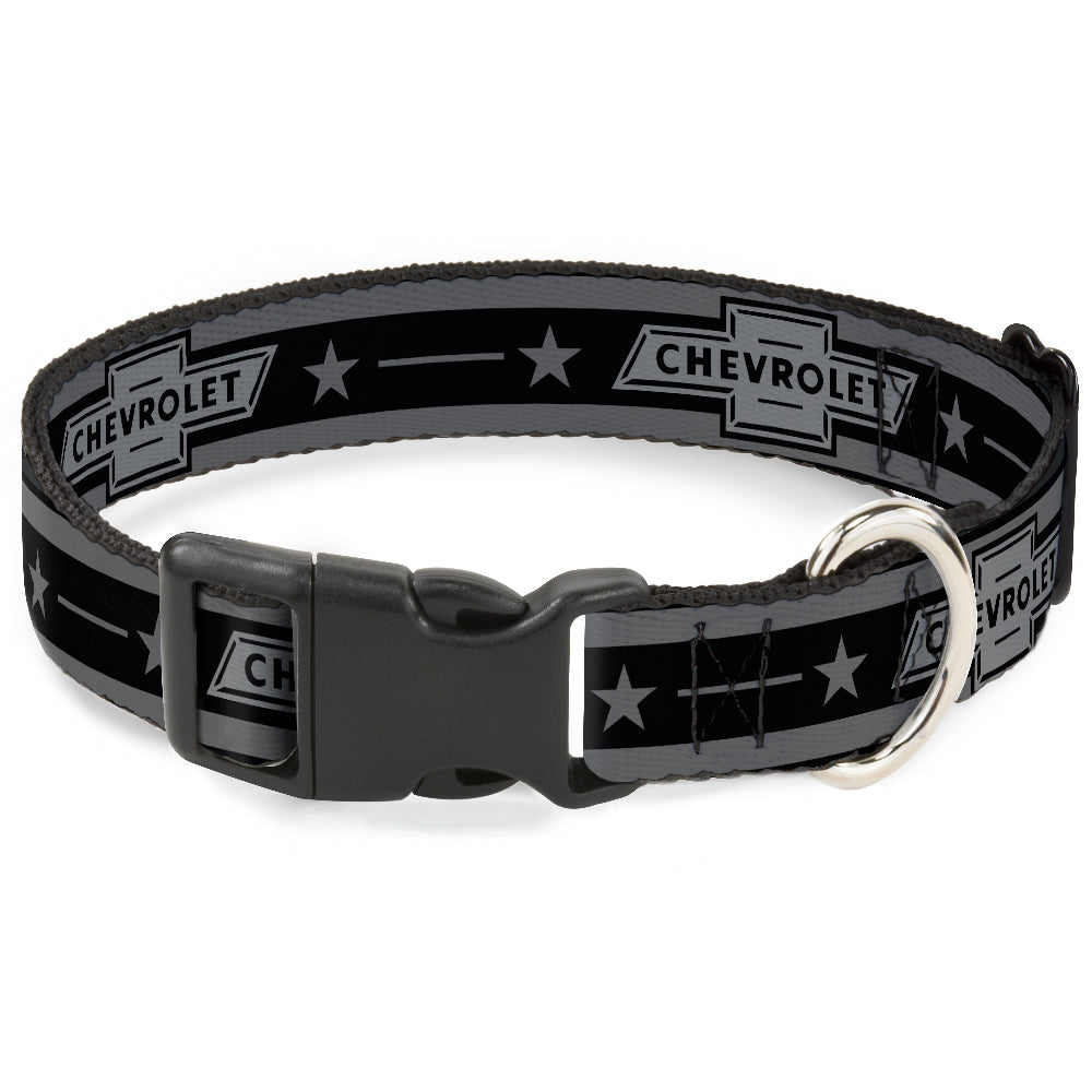 plastic-clip-collar-vintage-chevrolet-1934-bowtie-logo-stars-stripe-black-grays