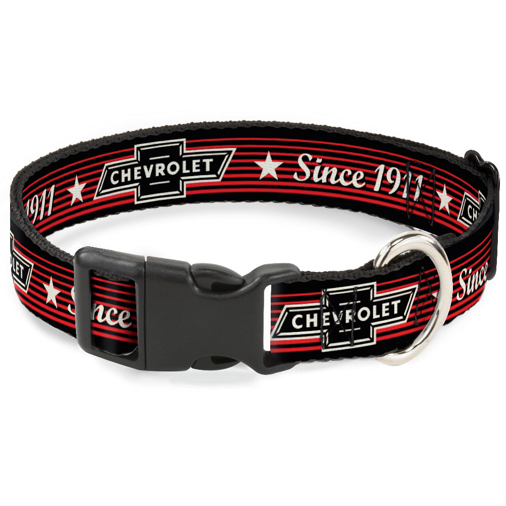 plastic-clip-collar-vintage-chevrolet-bowtie-since-1911-stars-stripe-black-red-ivory