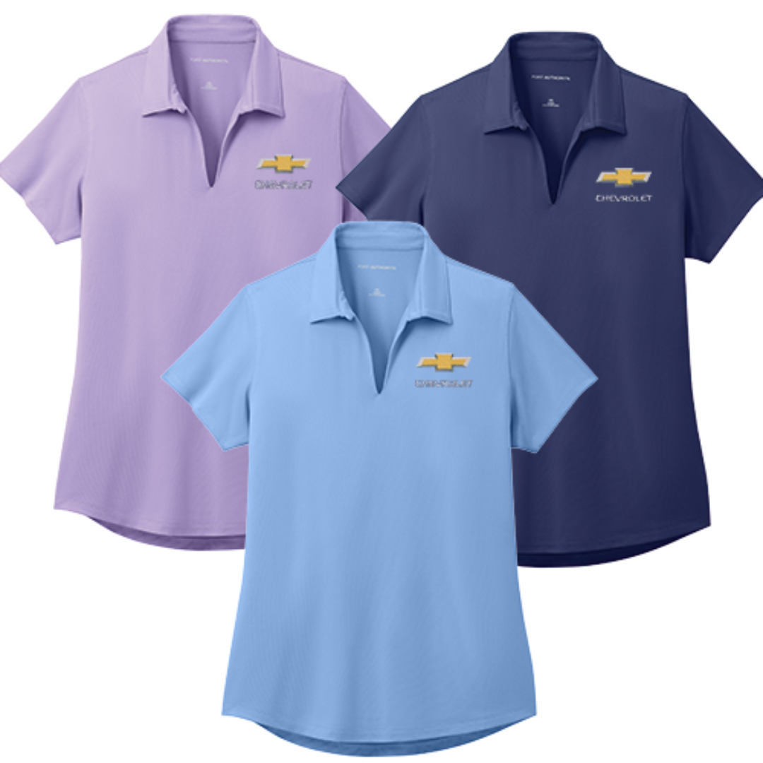 ladies-chevy-bowtie-city-stretch-polo