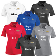 ladies-chevy-gold-bowtie-under-armour-tech-polo