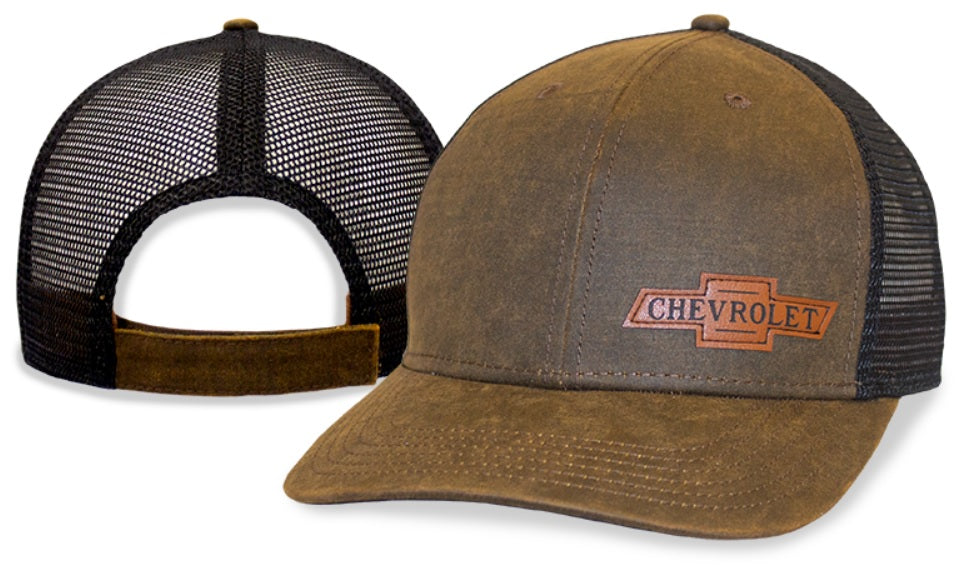 chevrolet-patch-hat-cap-faux-leather-black-mesh-leather