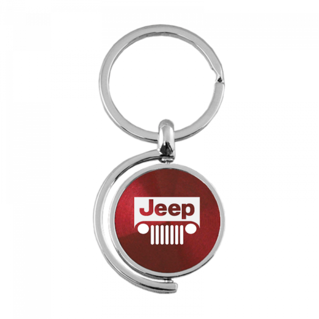 jeep-grill-spinner-key-fob-burgundy-33316-classic-auto-store-online