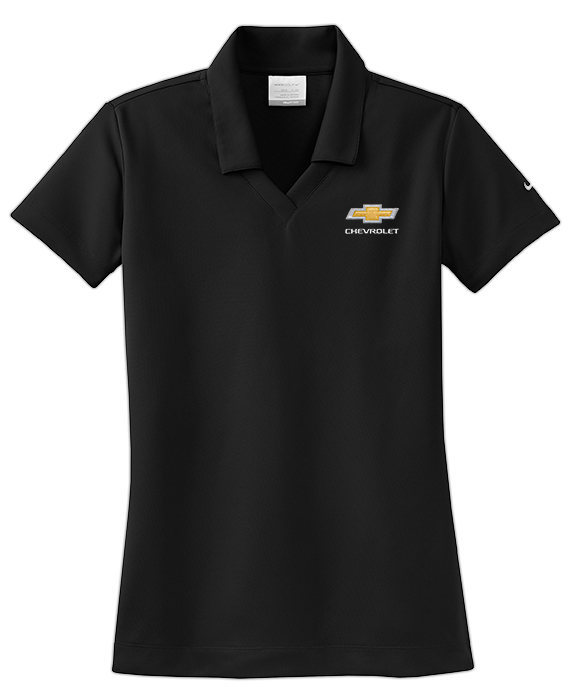 ladies-chevrolet-gold-bowtie-nike-golf-dri-fit-micro-pique-polo