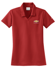 ladies-chevrolet-gold-bowtie-nike-golf-dri-fit-micro-pique-polo