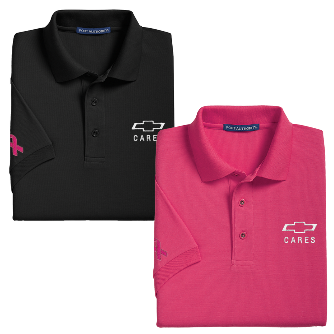 Ladies Breast Cancer Awareness Polo