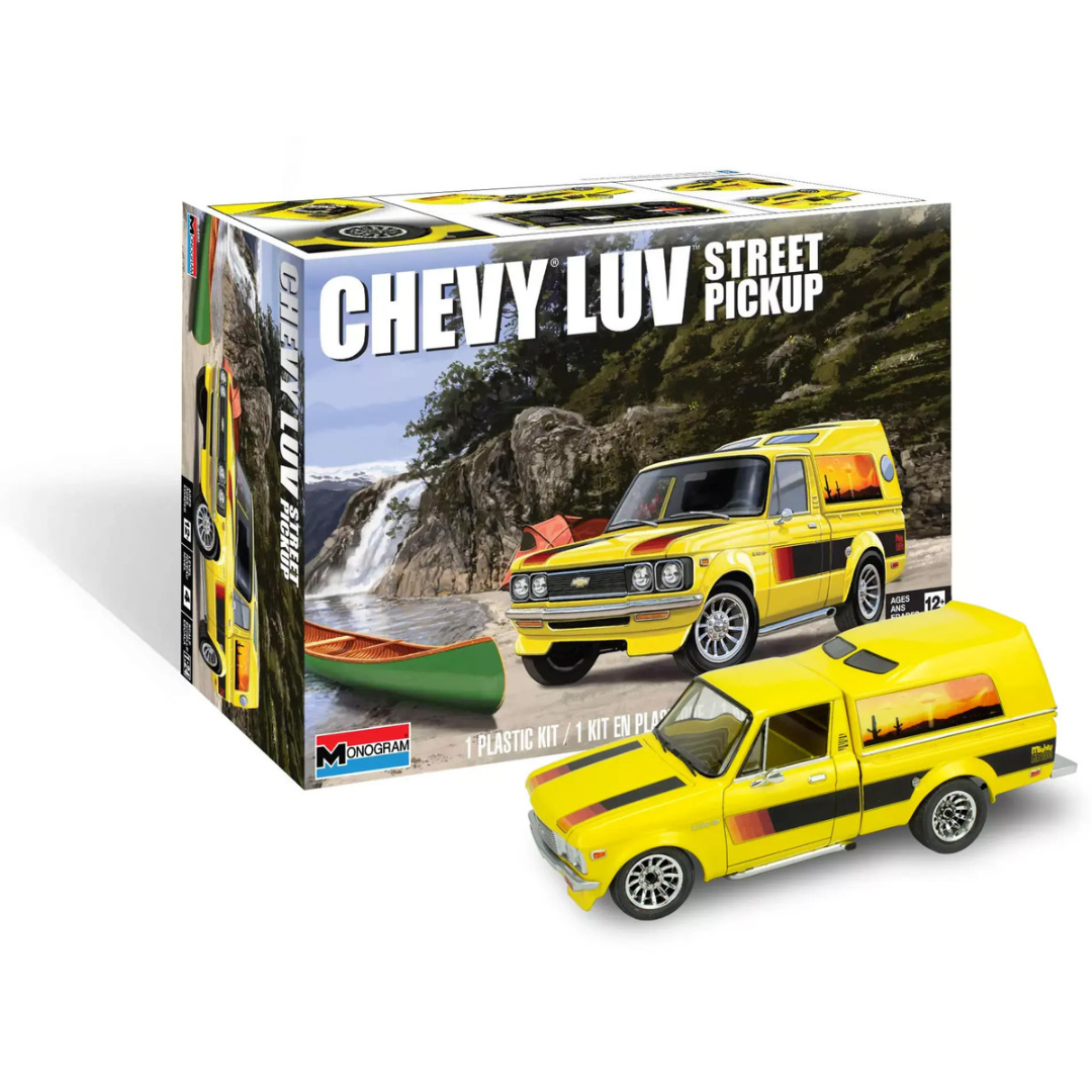 Level 4 Model Kit Chevrolet LUV Street Pickup Truck "Monogram" Series 1/24 Scale Model