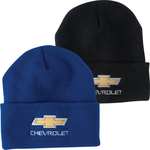 chevrolet-gold-bowtie-knit-beanie-cap