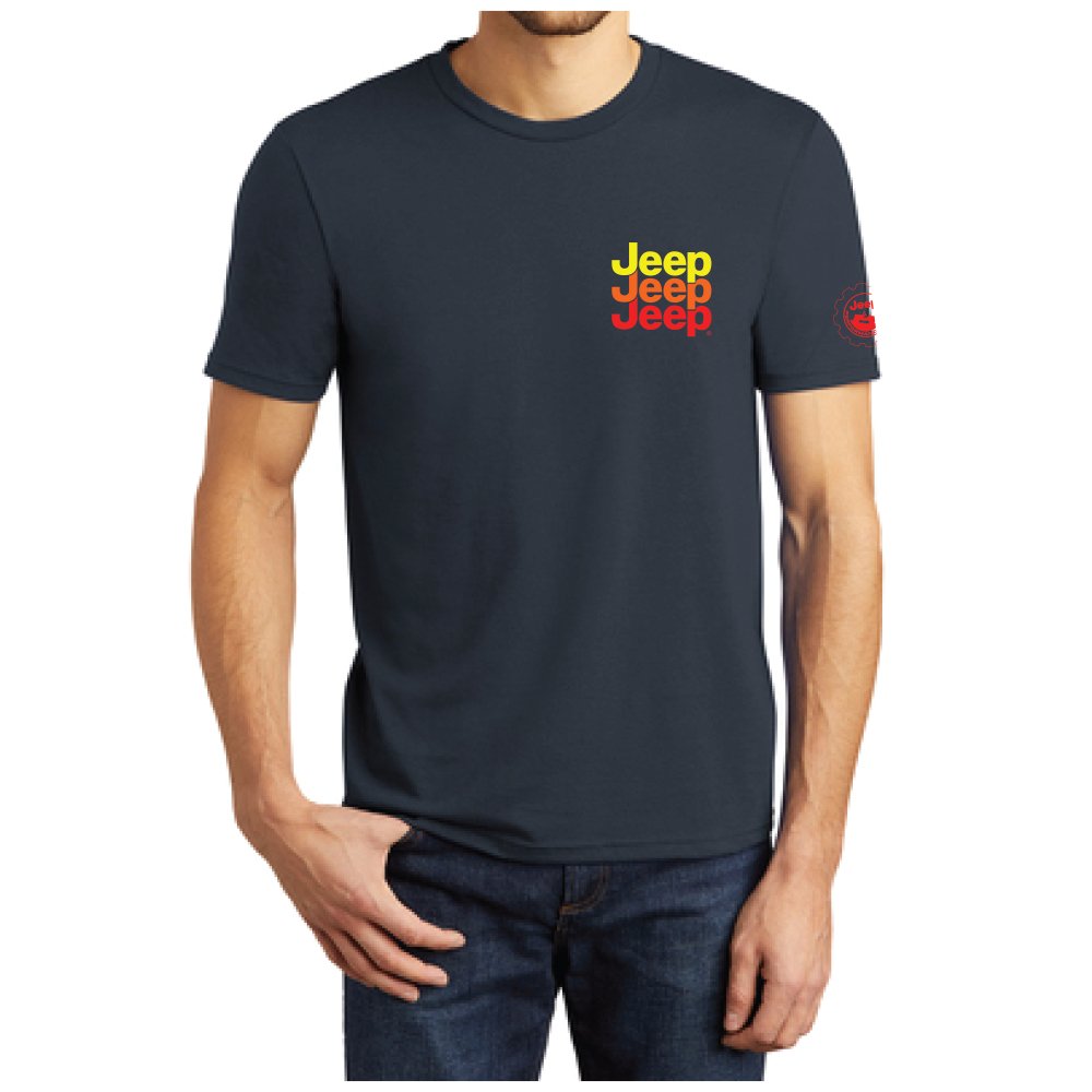 Mens Jeep® Echo T-Shirt - Navy Blue