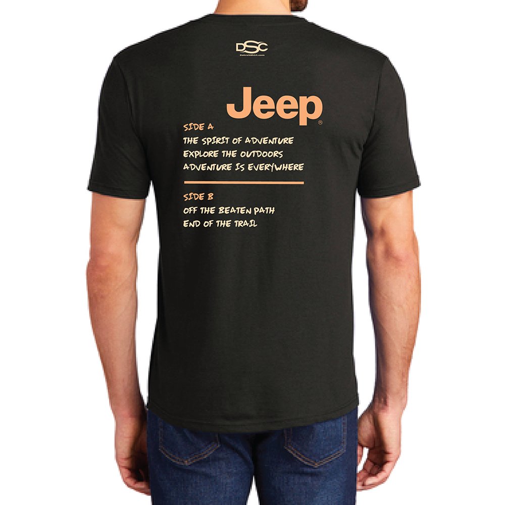 Mens Jeep® Adventure Mixtape T-Shirt - Black