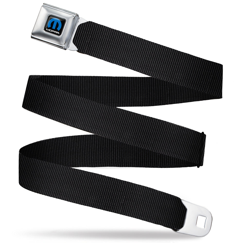 MOPAR Logo Seatbelt Belt Full Color Black/Blue/White