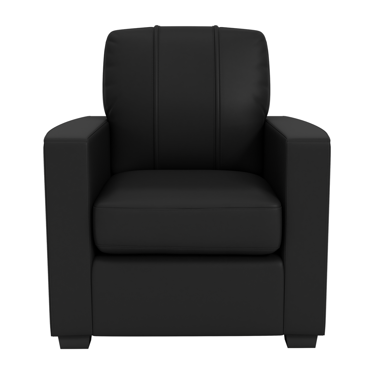 Silver Club Chair with Chevrolet Alternate Logo