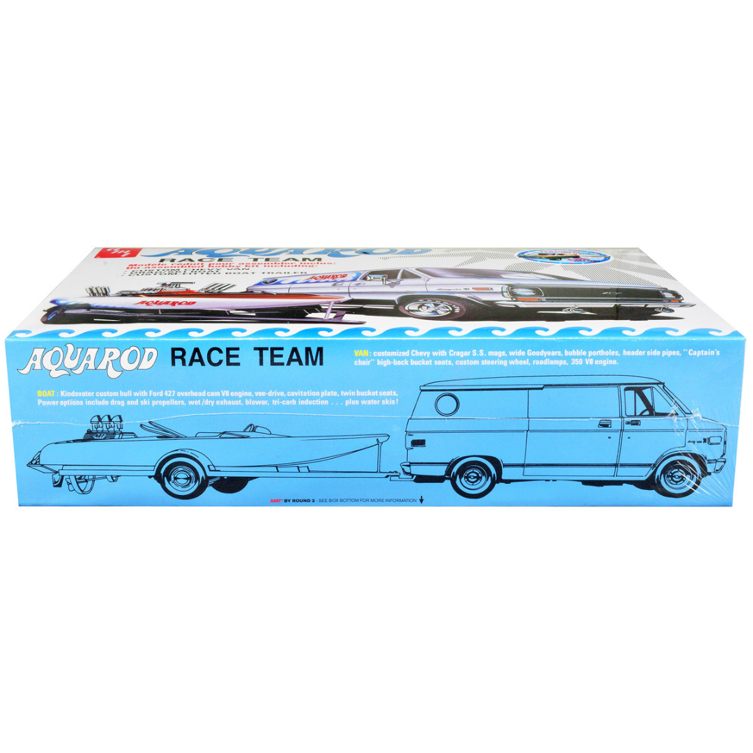 skill-2-model-kit-chevrolet-custom-van-with-drag-ski-boat-and-trailer-1-25-scale-model