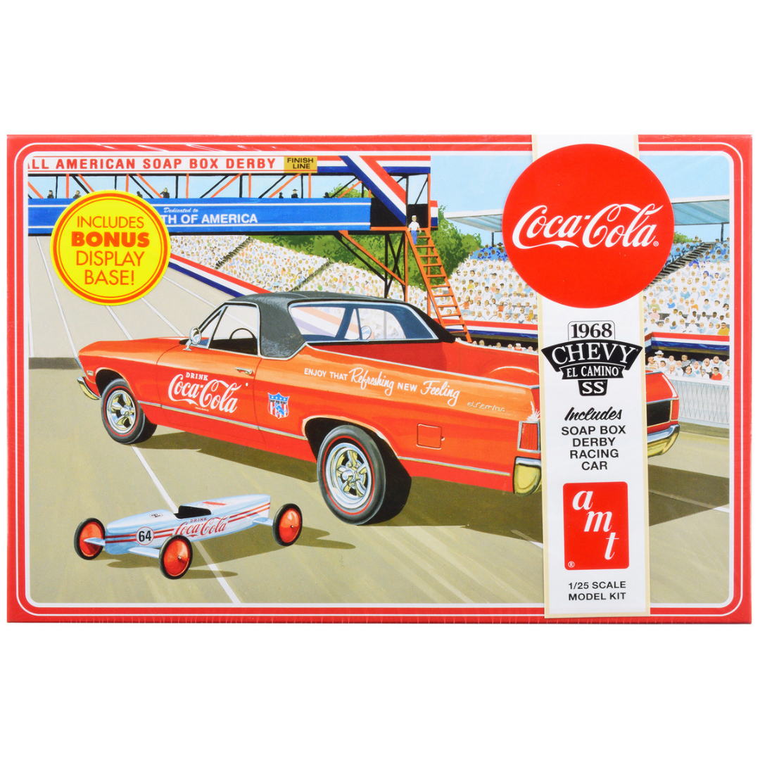 skill-3-model-kit-1968-chevrolet-el-camino-ss-and-soap-box-derby-racing-car-2-in-1-kit-1-25-scale-model