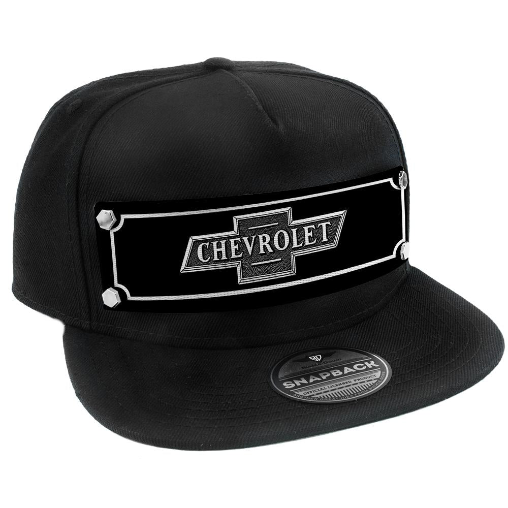 embellishment-trucker-hat-black-full-color-strap-chevrolet-bowtie-emblem-black-white