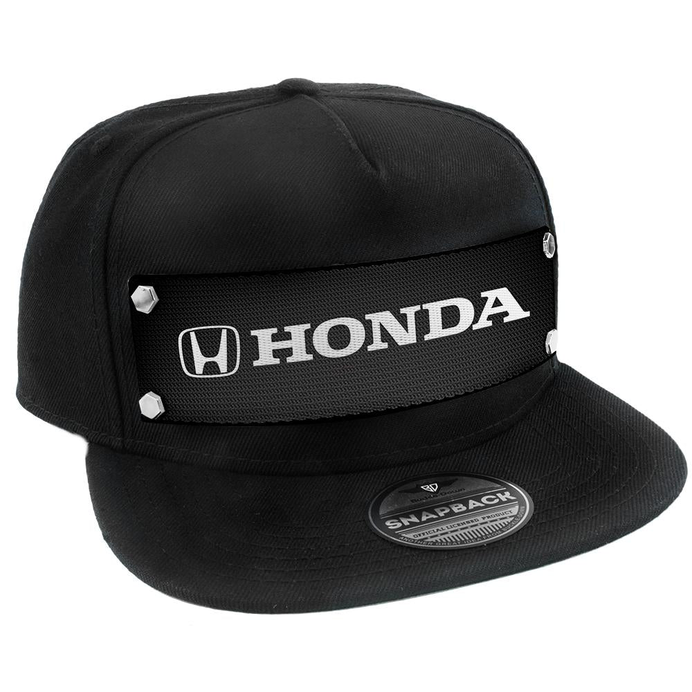 HONDA Logo Embellishment Trucker Hat BLACK - White/Black