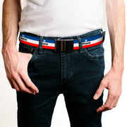 black-buckle-web-belt-mopar-logo-stripe-blue-white-red-webbing