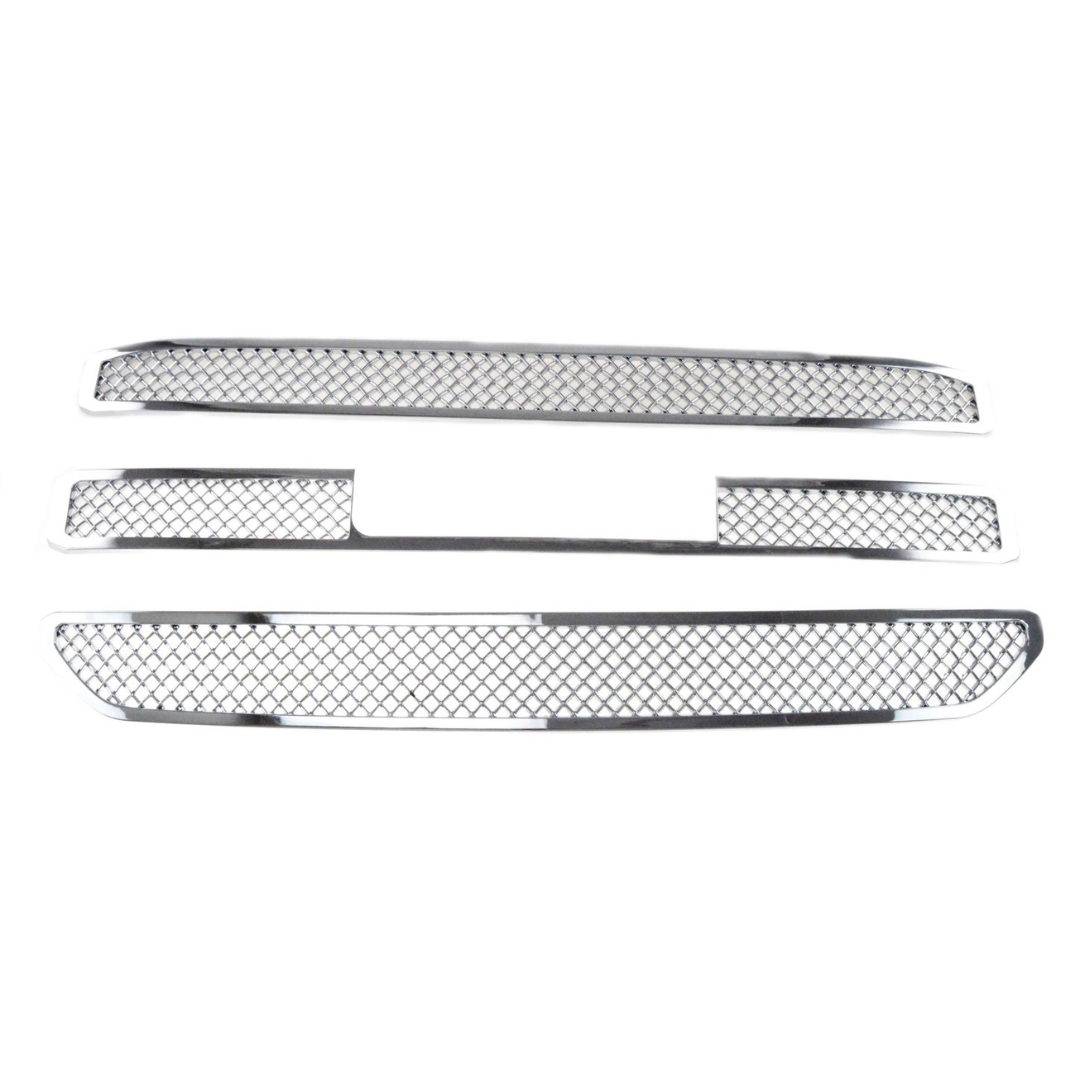 2015-2020 GMC Yukon SLE/SLT 3 PCS Chrome Tape-on Patented Grille Overlay