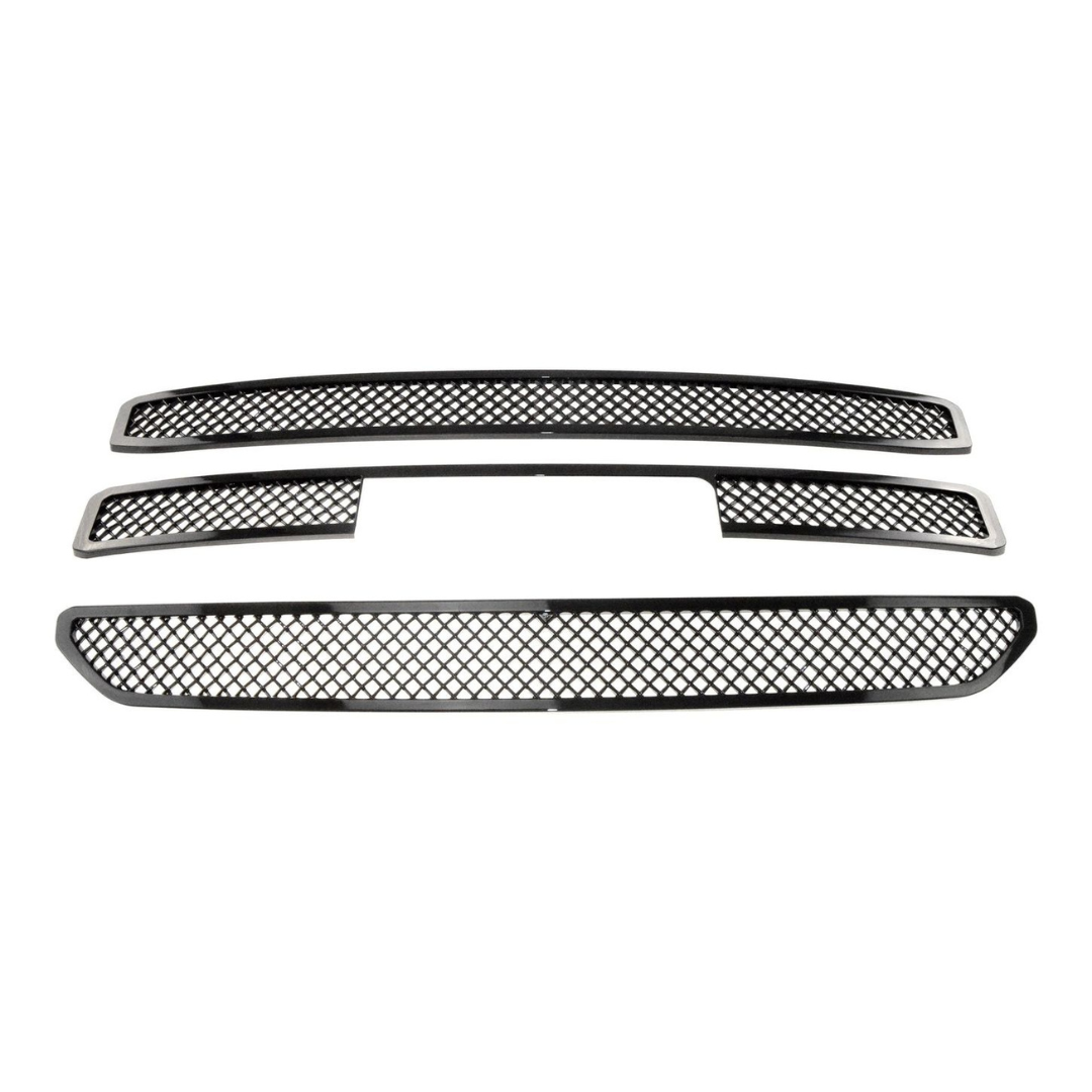 2015-2020 GMC Yukon SLE/SLT 3 PCS Gloss Black Tape-on Patented Grille Overlay