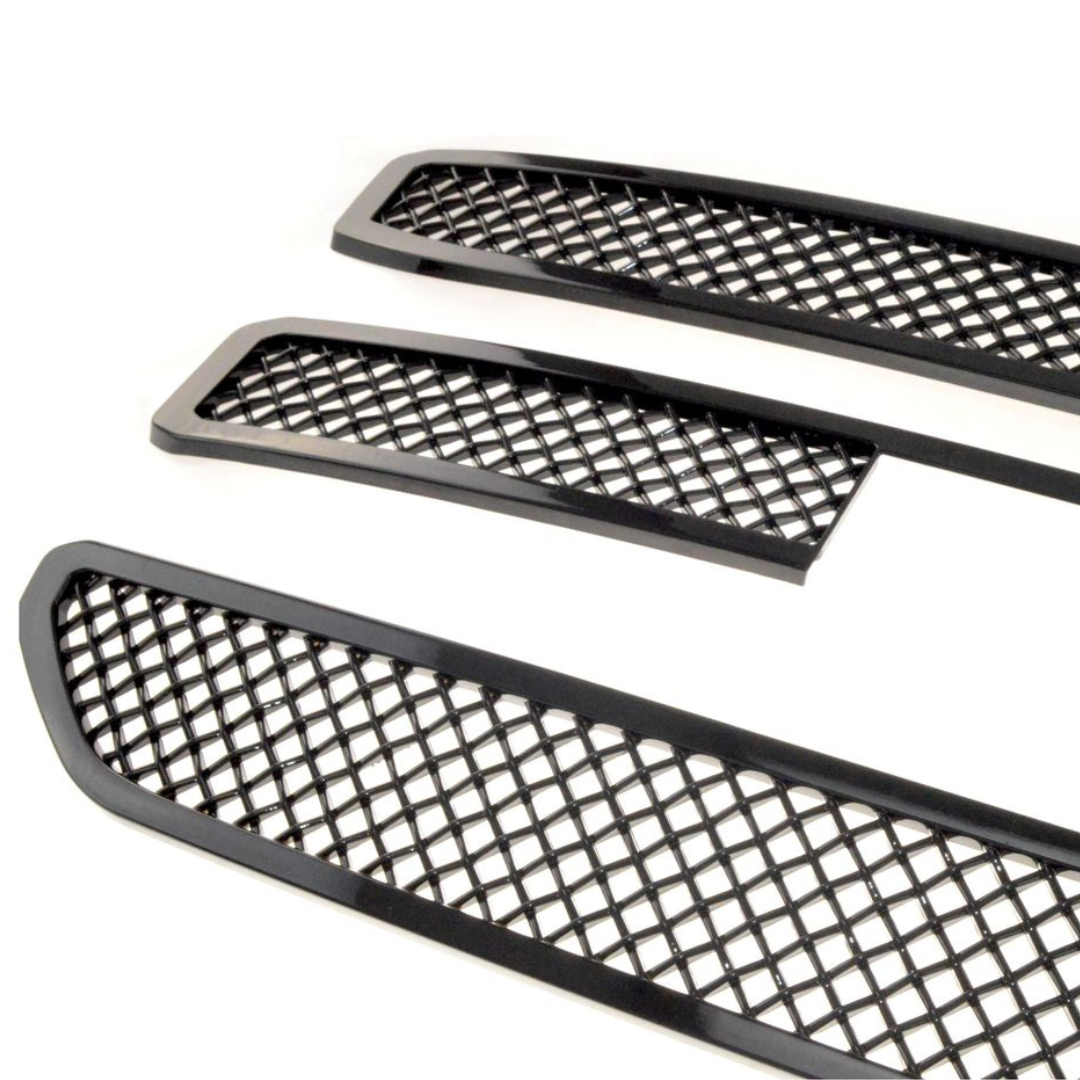 2015-2020 GMC Yukon SLE/SLT 3 PCS Gloss Black Tape-on Patented Grille Overlay