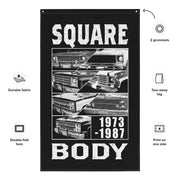 square-body-truck-flag-squarebody-merch-c10-design-k10-silverado-art-garage-decor-dorm-poster-man-cave-decoration