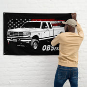 obs-extended-cab-truck-wall-flag-garage-decor-dorm-poster-man-cave-decoration