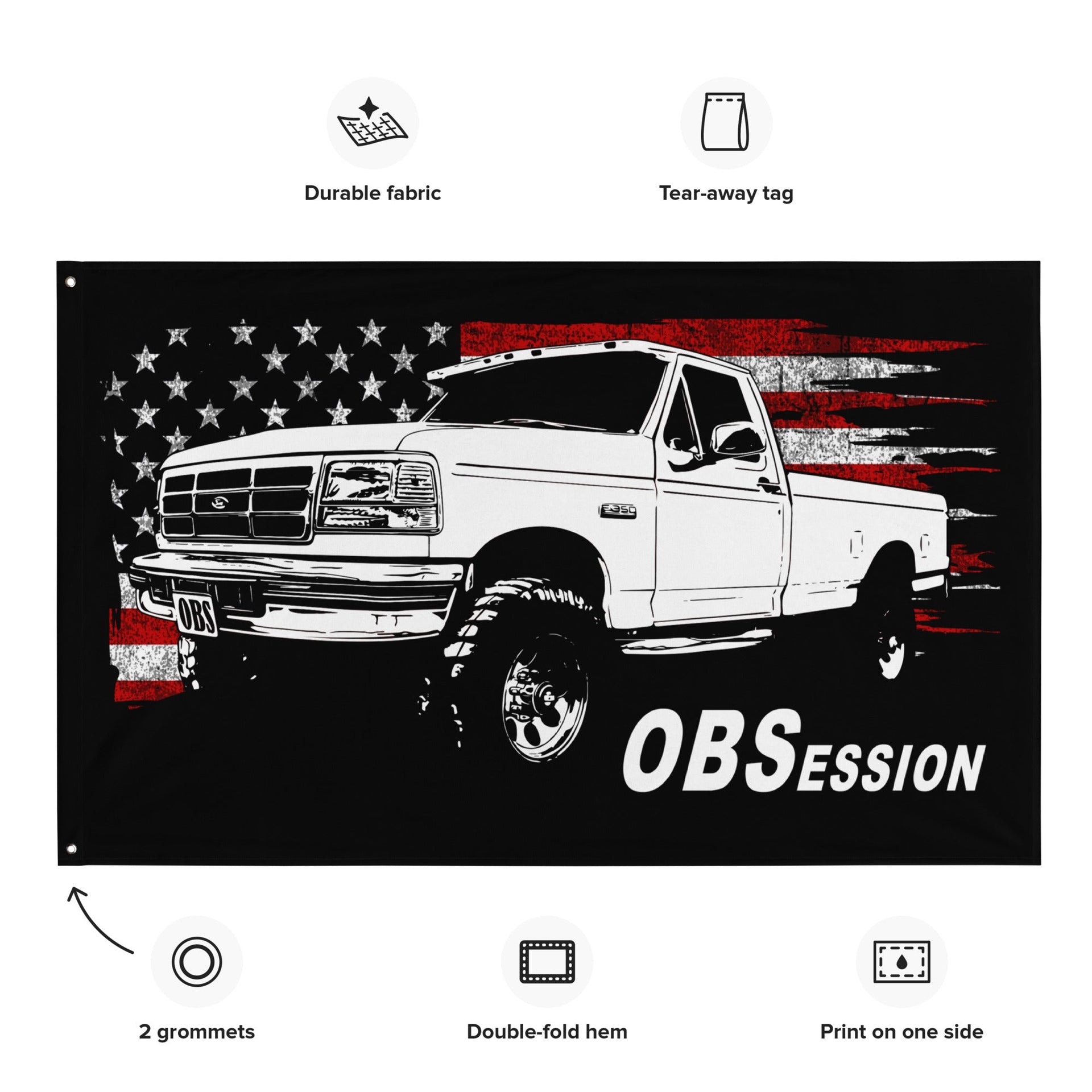 obs-single-cab-truck-wall-flag-garage-decor-dorm-poster-man-cave-decoration