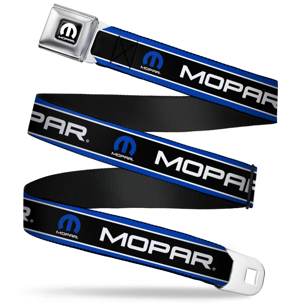 MOPAR Logo Seatbelt Belt - Full Color Black White