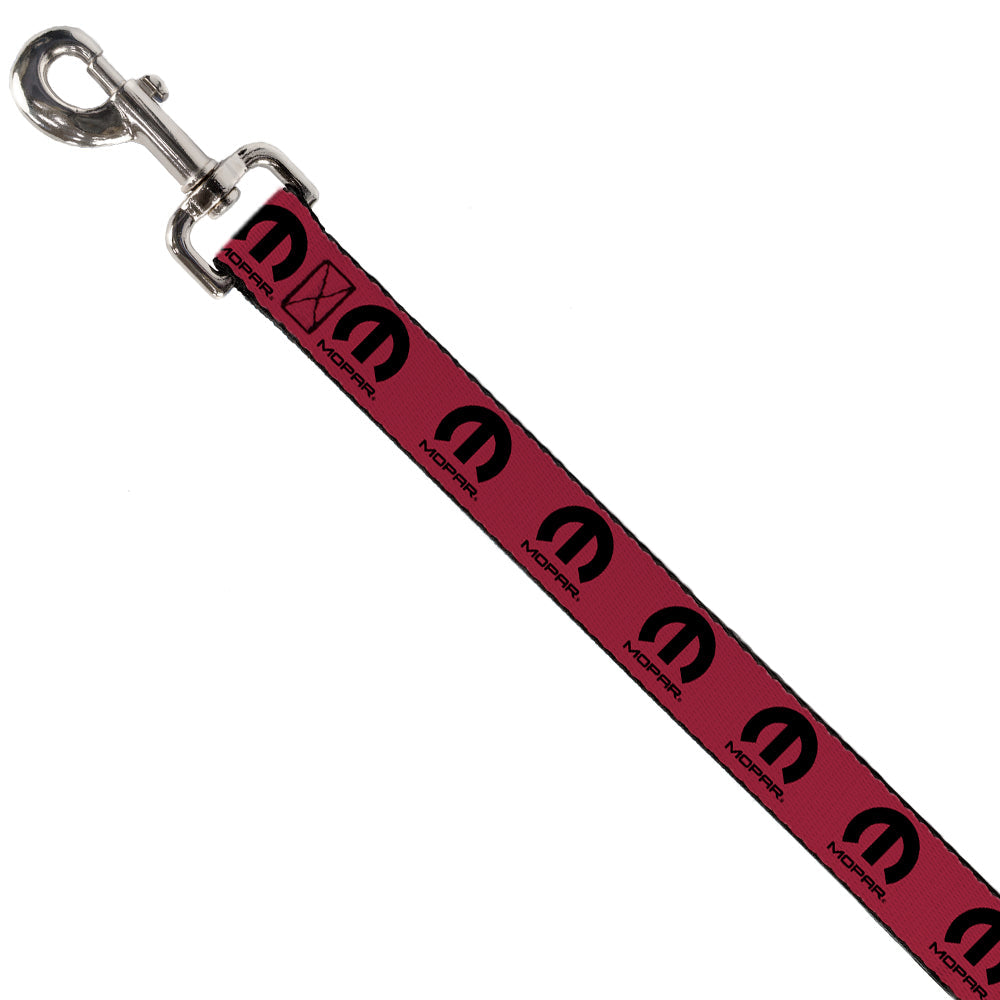 dog-leash-mopar-logo-repeat-fuchsia-black