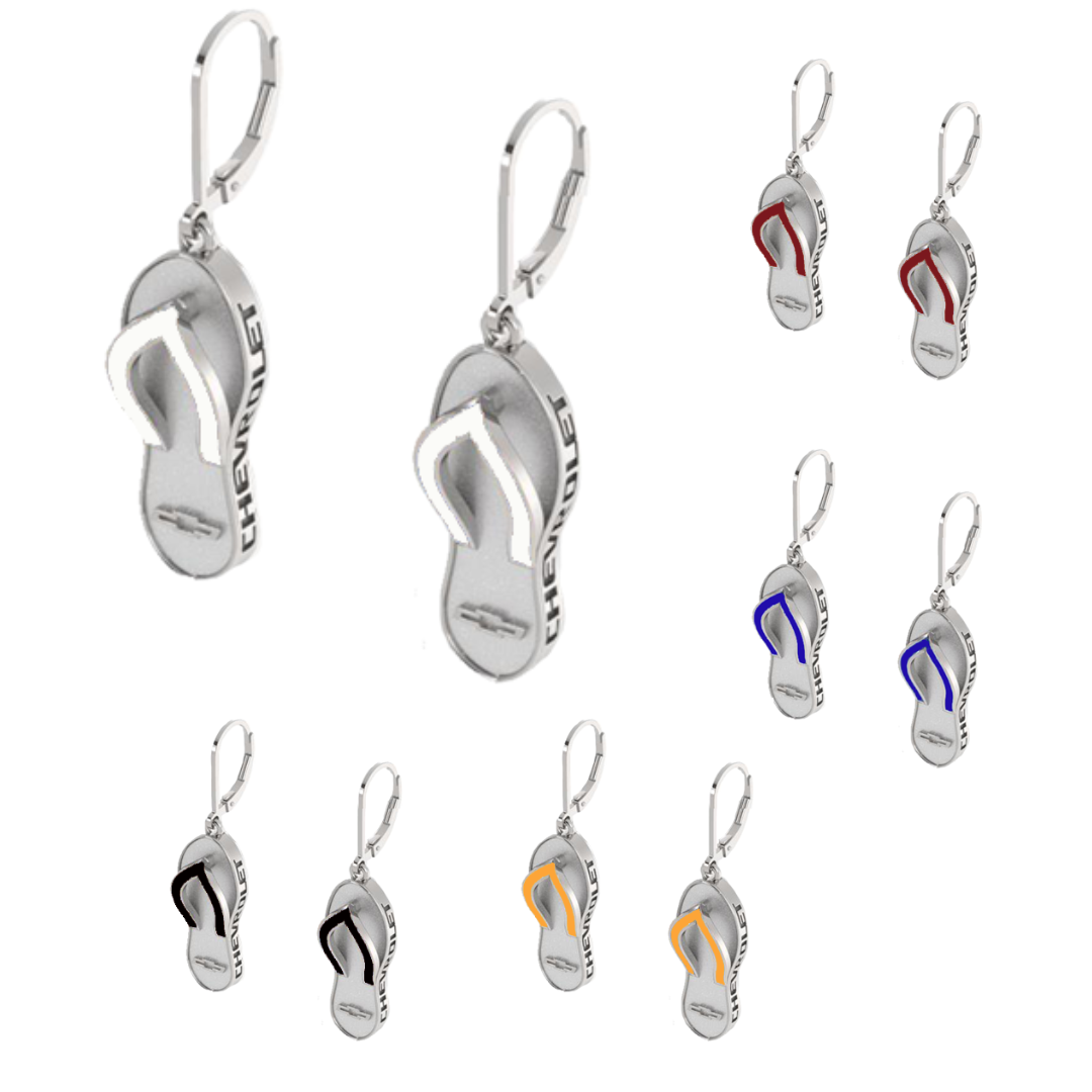 chevrolet-bowtie-flip-flop-earringscorvette-store-online