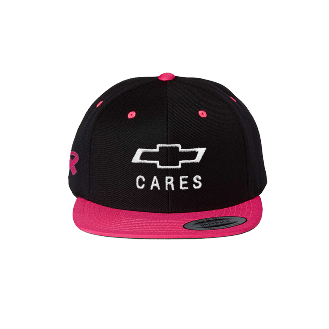 chevy-cares-pink-trucker-cap-with-offset-logo-ba2021-corvette-store-online