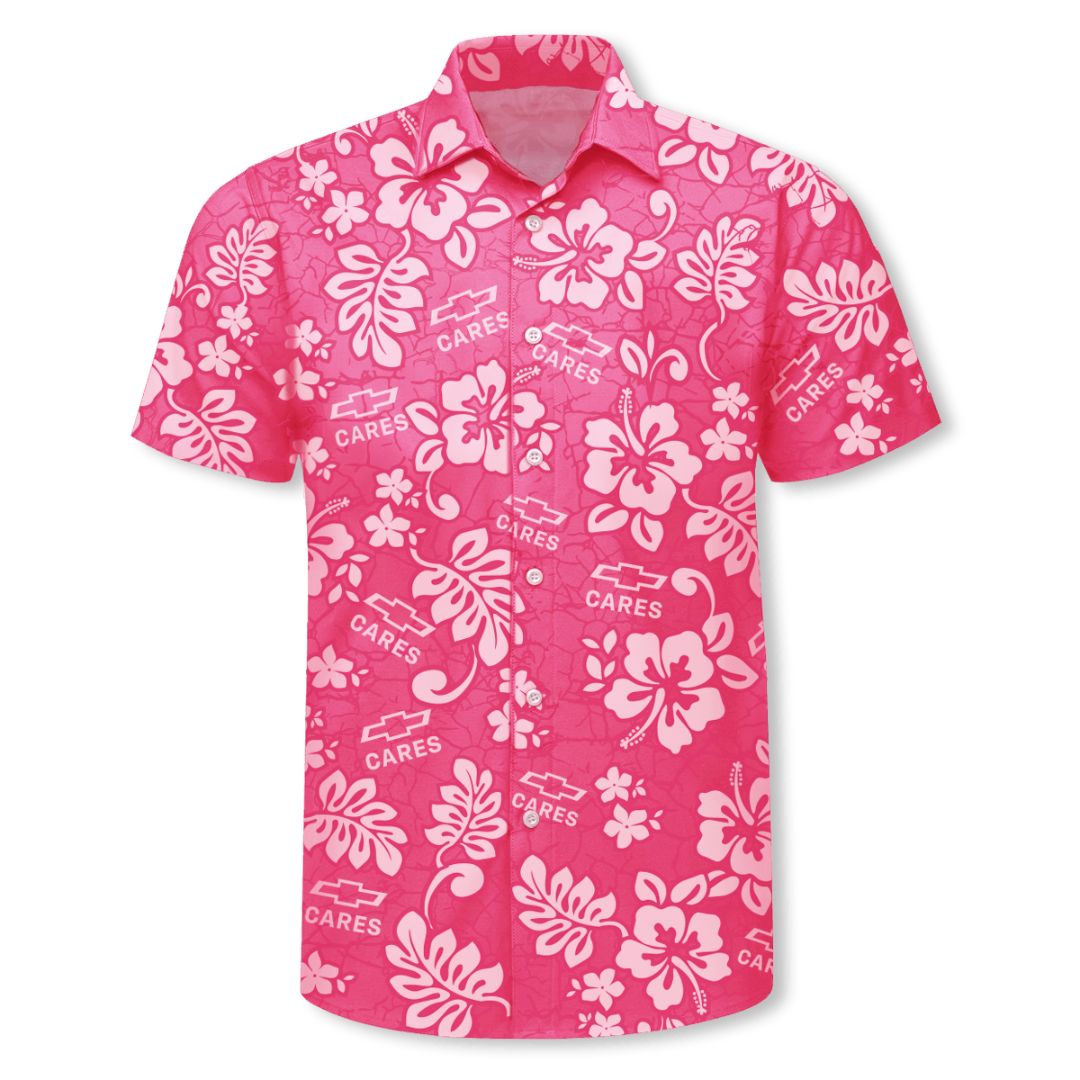 Chevy Cares Pink Hawaiian Shirt